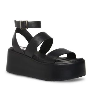 Steve Madden Bay platform sandals black